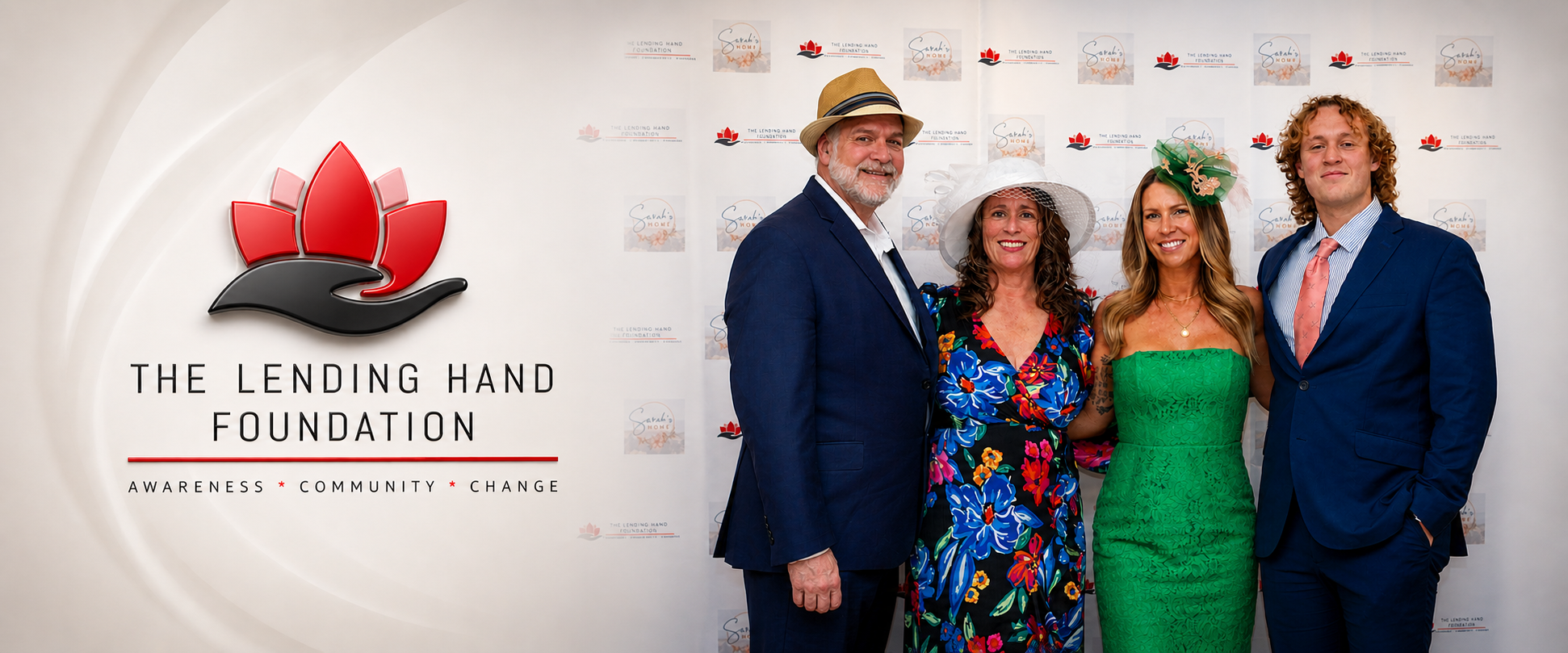 Members of The Lending Hand Foundation board at the annual gala